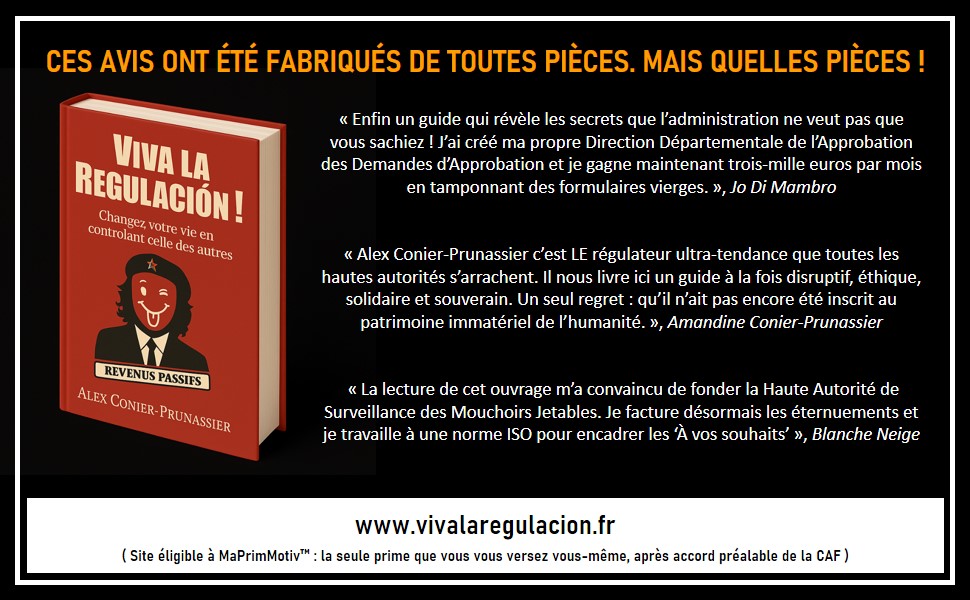 Affiche régulationnaire